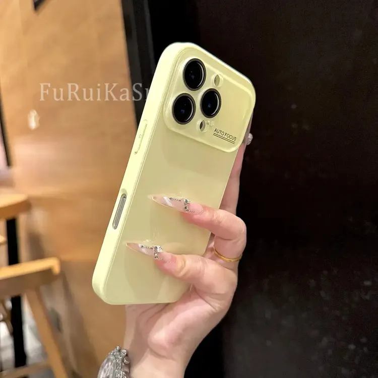 玻璃冰感秒变17适用苹果16手机壳15promax全包14pro网红13时尚硬
