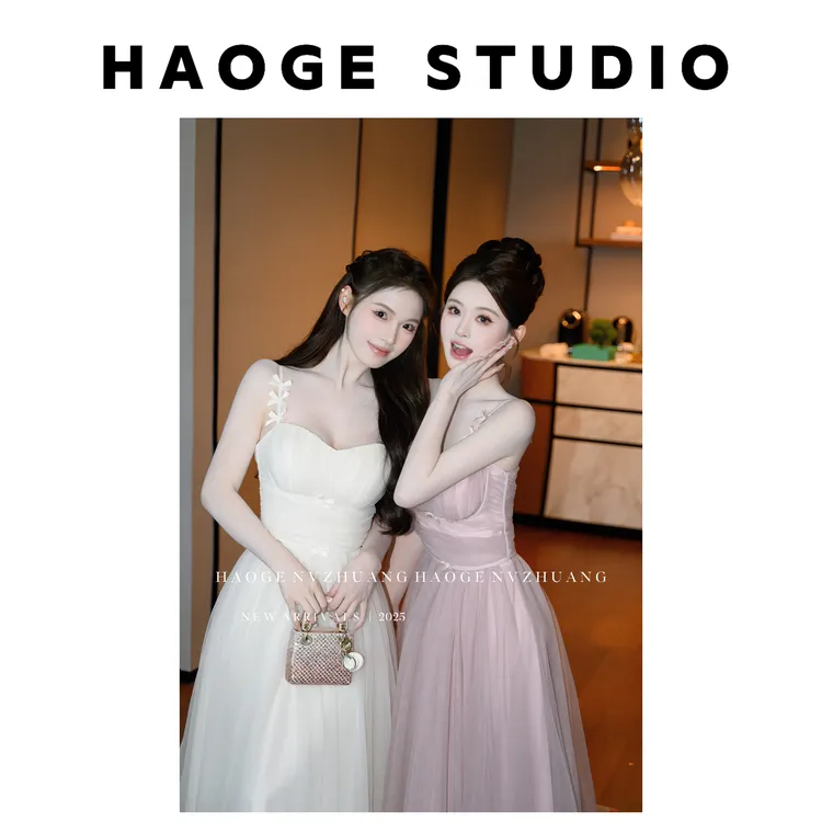 浩哥严选●澳门宴会裙X5LYQ0027A连衣裙预小众轻奢长款优雅简约版
