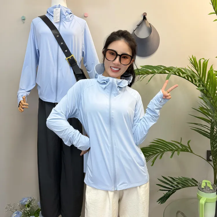 【可可家专属】夏季薄款冰丝防晒衣户外运动旅行休闲外套