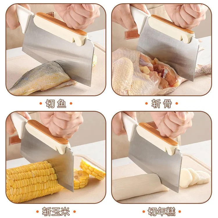 新品厨房刀背垫菜刀拍刀切骨省力不伤手多功能磨刀石切菜护手神器
