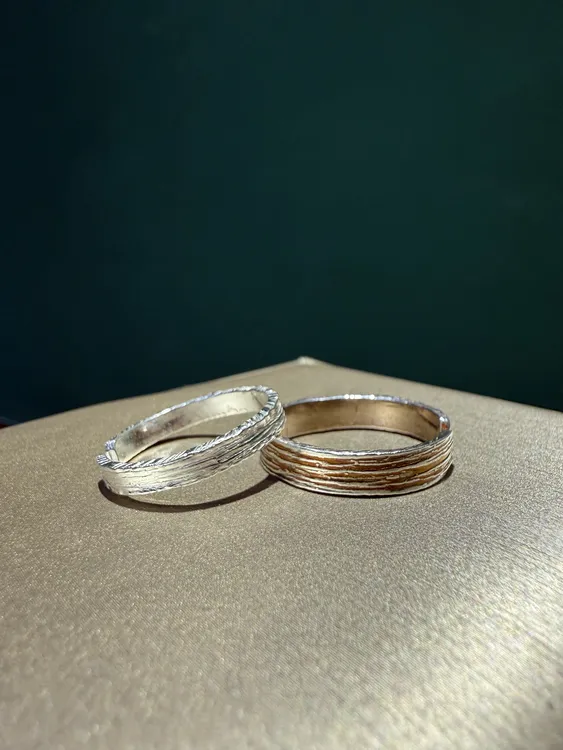 情侣闺蜜亲子对戒DIY定制（一对）