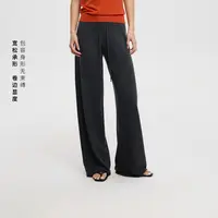 Oneup卷边羊毛针织裤百搭老钱风松弛感女装贵气秋冬休闲垂感裤子