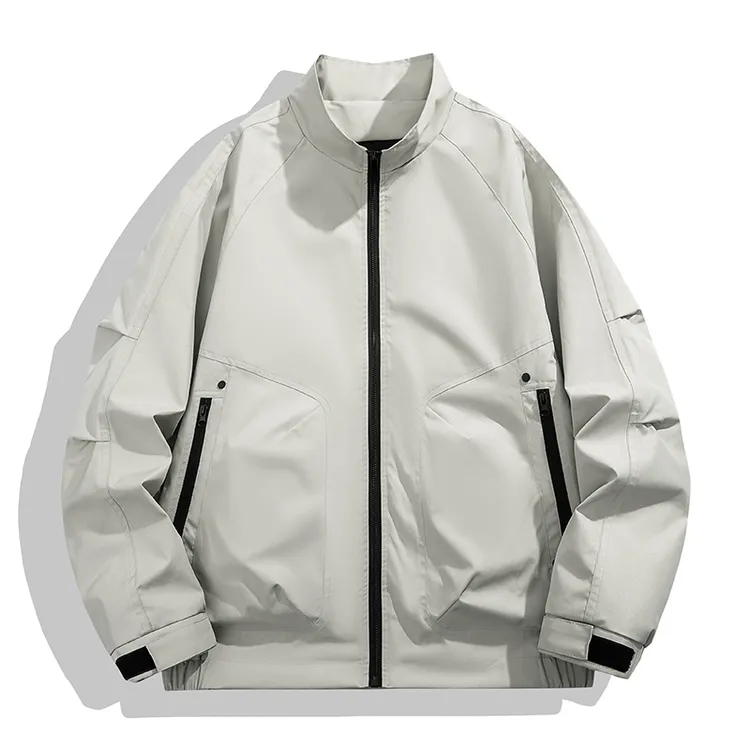 2025新款春秋季立领夹克男士韩版简约风秋季休闲时尚外套男款上衣