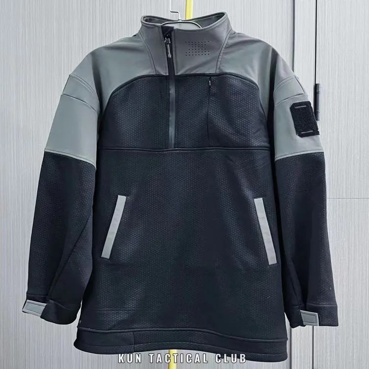 /焜战术/ 户外 大码休闲抓绒卫衣套头秋冬保暖透气机能战术卫衣