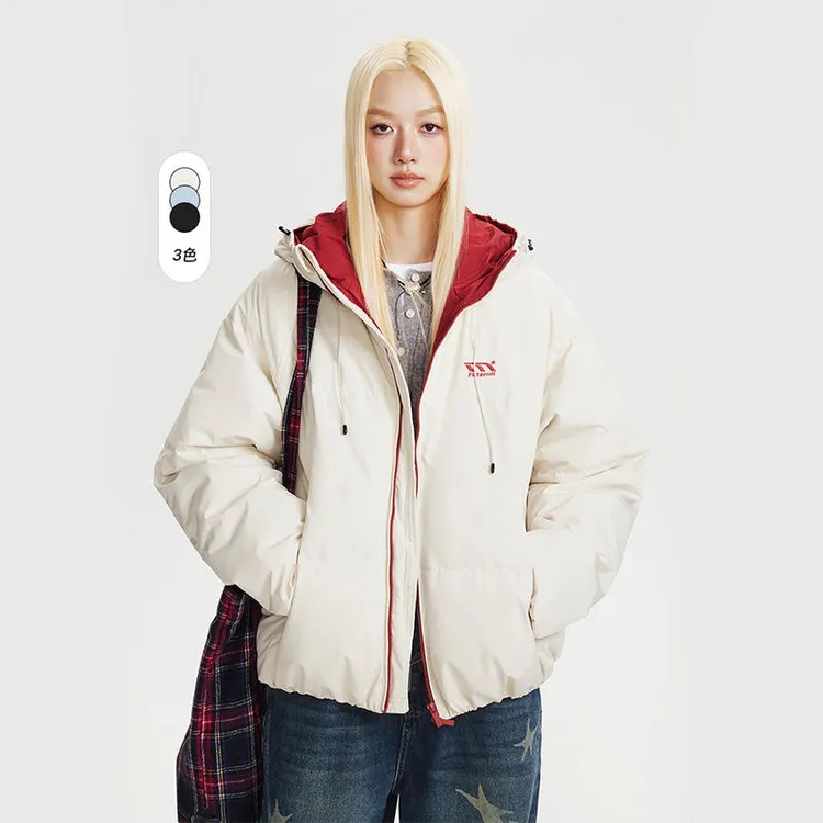 外套领立羽绒服白鸭绒冬季保暖CATTEE潮男女外套情侣简约加厚