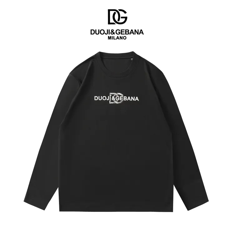 DUOJI&GEBANA男款早秋时尚经典圆领高奢羊绒卫衣