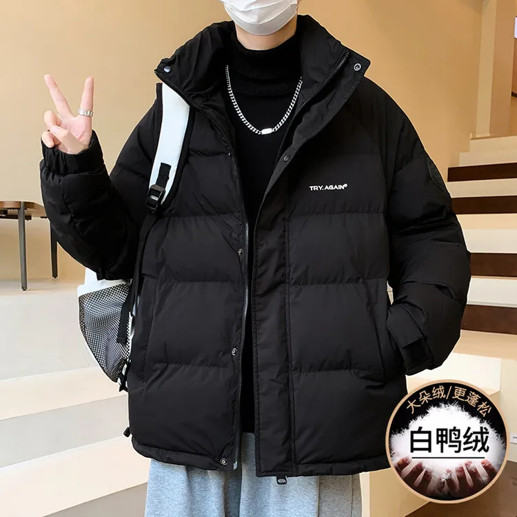 2025年新款羽绒服男冬季加厚短款棉衣初中男装冬季款爆款2025新款