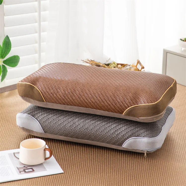 荞麦枕茶香枕夏季凉感立体PE藤冰凉枕夏凉枕午睡颈椎枕