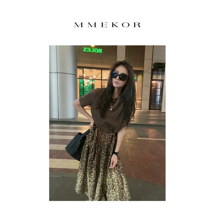 MMEKOR“云上牧歌”连衣裙 2025新款末日美拉德风时髦裙子 67382