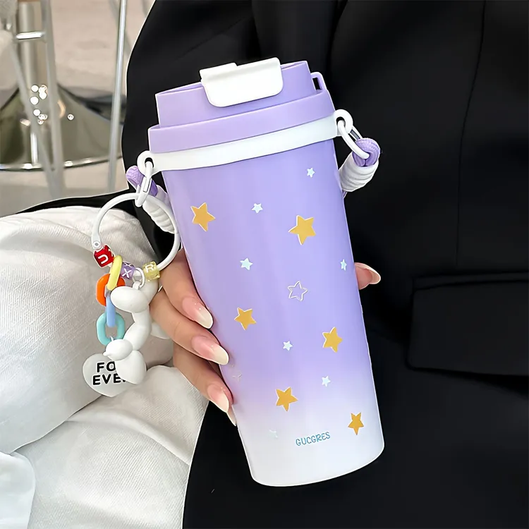 316保温杯保冷吸管杯便携手提咖啡杯车载水杯女生2025新款可泡茶