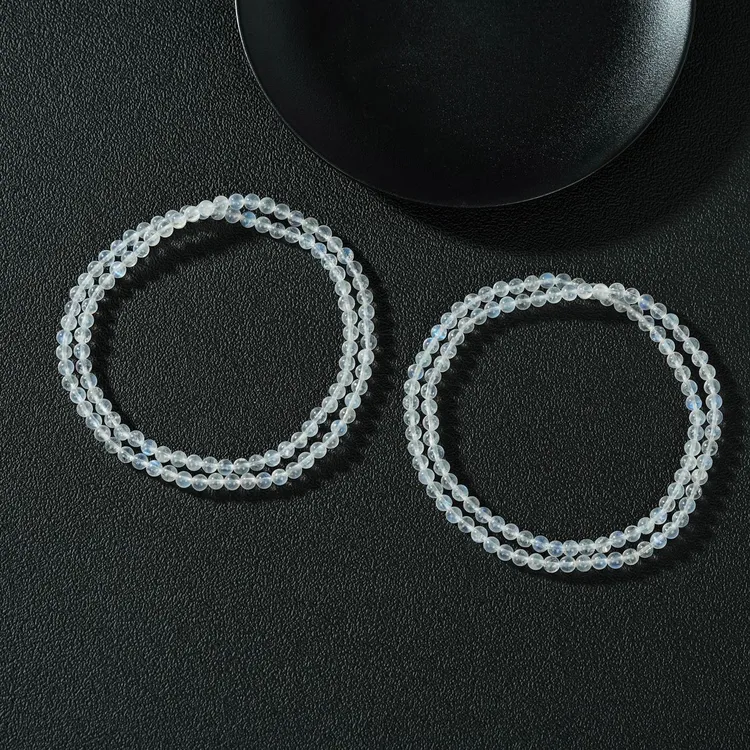 【云上叙】月光石多圈手串-多样性发其一-5.5mm-V82645-M（甄选）