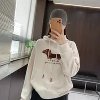 IMFLY金小金自制女装 卫衣DYW9881秋季卡通狗狗连帽休闲卫衣