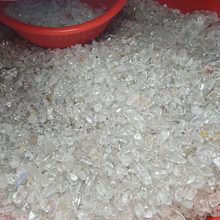 大颗粒 高品质天然白水晶消磁石手串净化