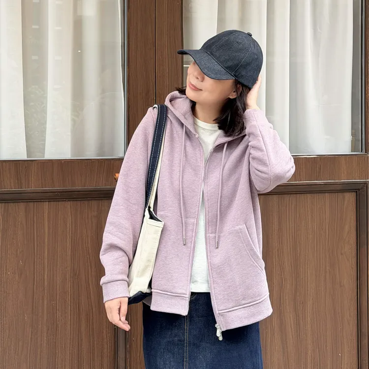 Ms.Qnn“心动”奢牌休闲ji简棉柔加厚百搭卫衣 52C1007 Q姐