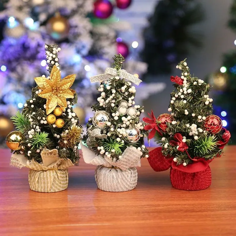 迷你小型桌面圣诞节装饰品