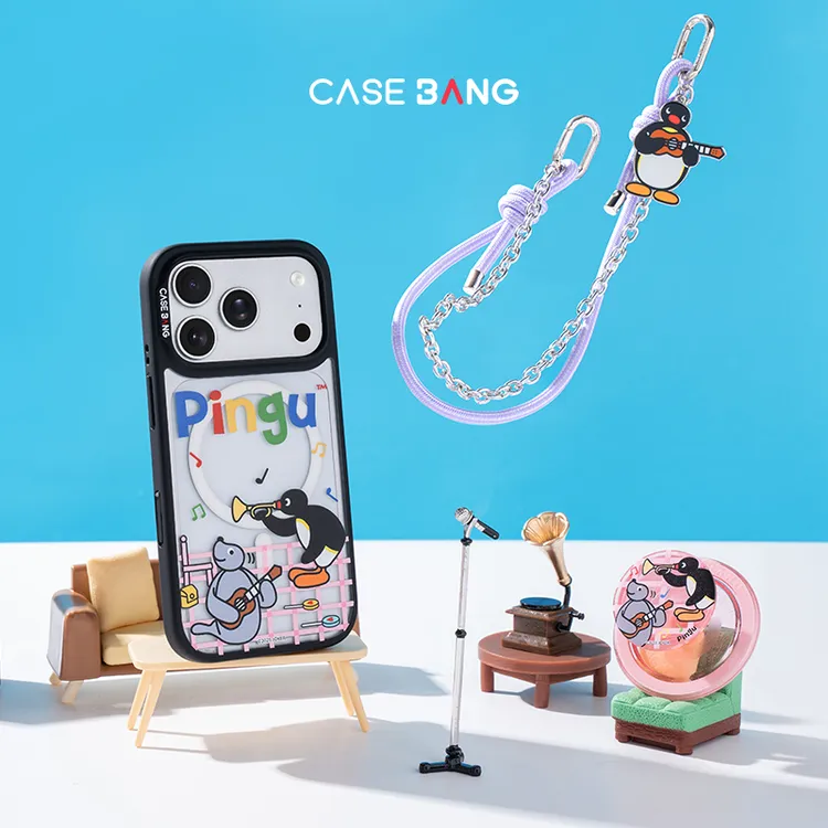 【粑屁屁专属】CASEBANGxPINGU联名奇趣礼盒套装适用苹果iPhone17/16/15pm手机壳