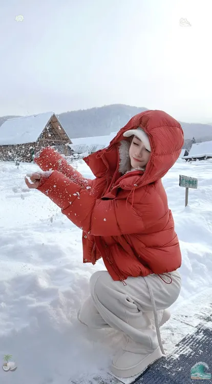 熙薇【半糖轻飒】2025冬季新款休闲时尚百搭羽绒服外套H6643