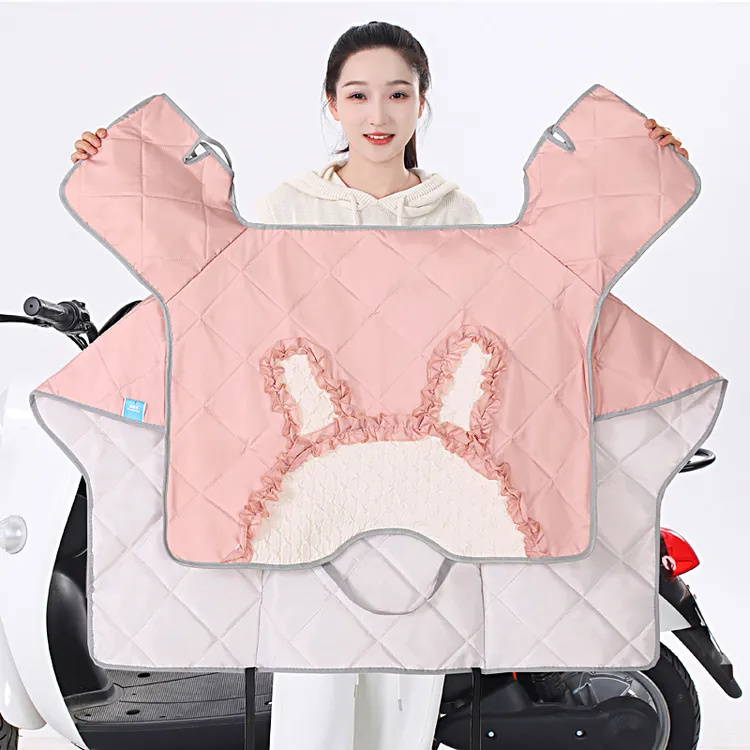 电动车挡风被夏季防晒薄款防水电瓶车遮阳罩骑行必备防雨