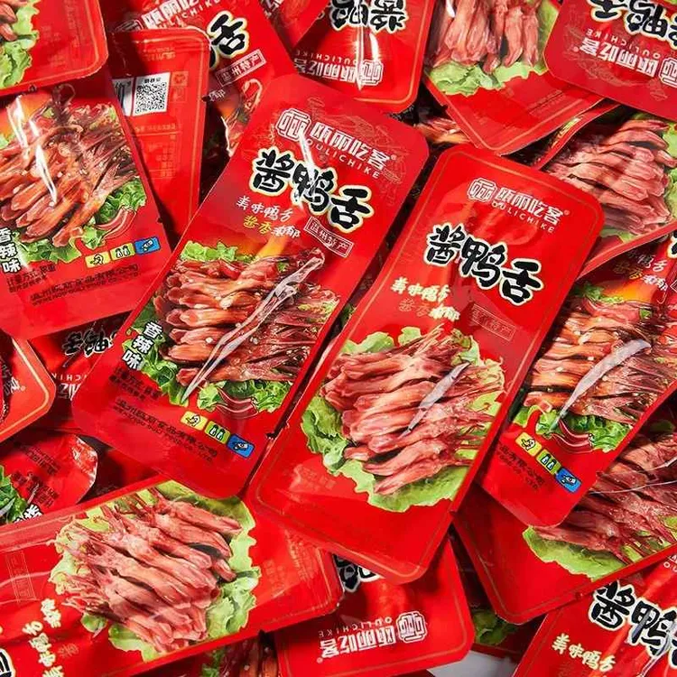 温州特产酱正宗鸭舌头即食肉类卤味独立小包装鸭网红休闲追剧零食