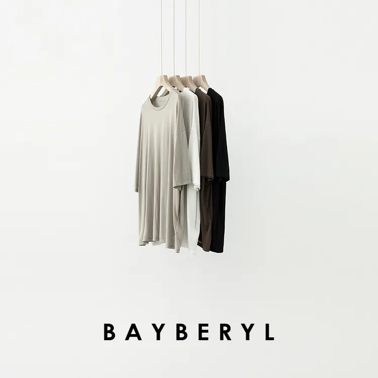 BAYBERYL老贝抖抖T*天S真S滑爽舒适圆领夏宽松短袖NT5E1906-6/29