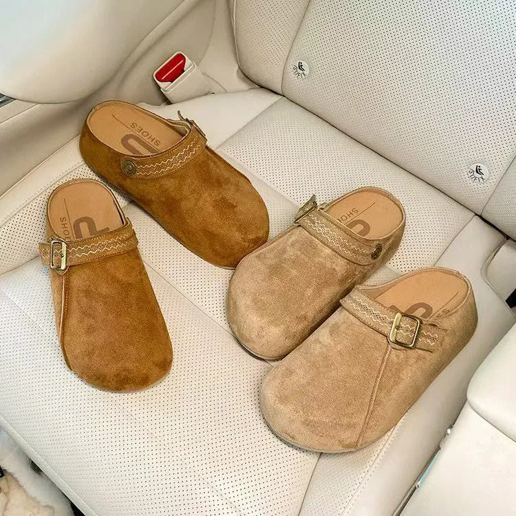 【婉婉专属】艾微妮-秋季女士外穿勃肯半拖鞋