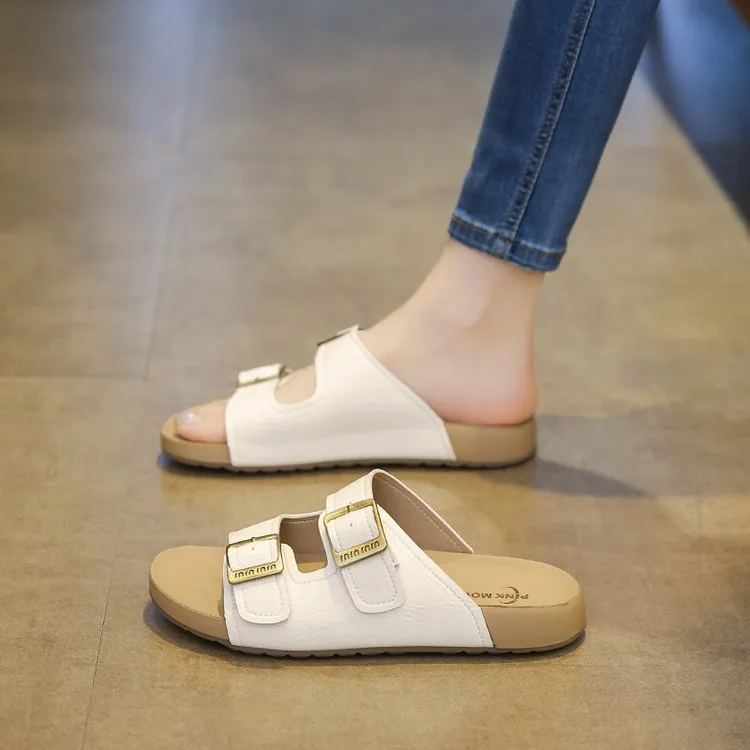 配裙子凉拖鞋女夏外穿国风女式勃肯森系2025新款今年流行爆款拖鞋