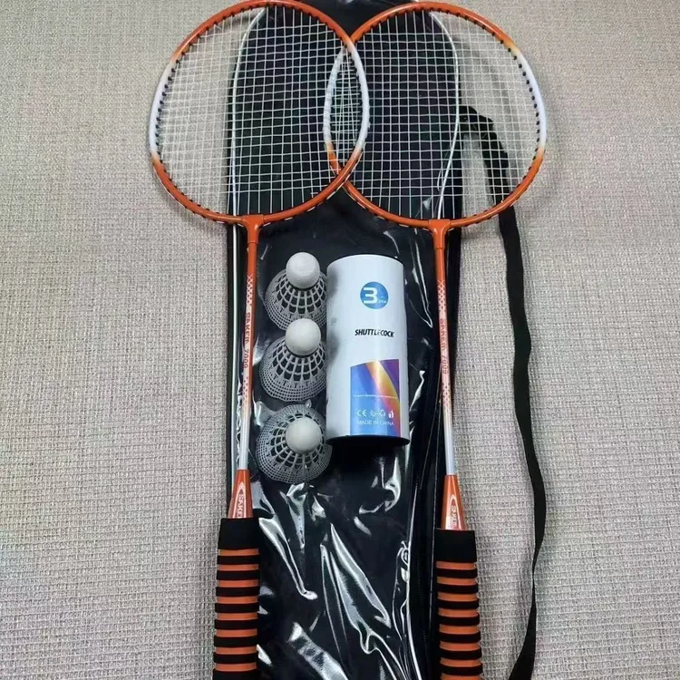 高品质羽毛球拍新款双拍套装成人学生进攻型初学耐打套装耐用