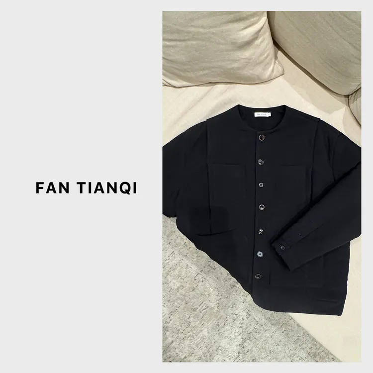 范天奇/FAN TIANQI【云朵驼绒】填充羊驼绒轻便保暖棉服FJOT511010