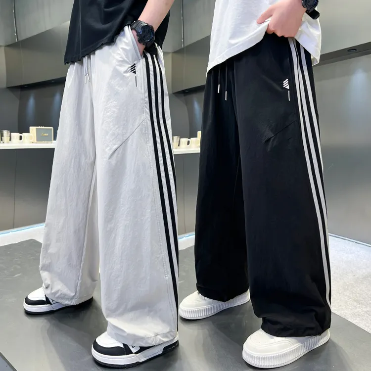 儿童防蚊裤男童裤子夏季薄款男孩中大童6-12岁13岁15岁潮款高级感