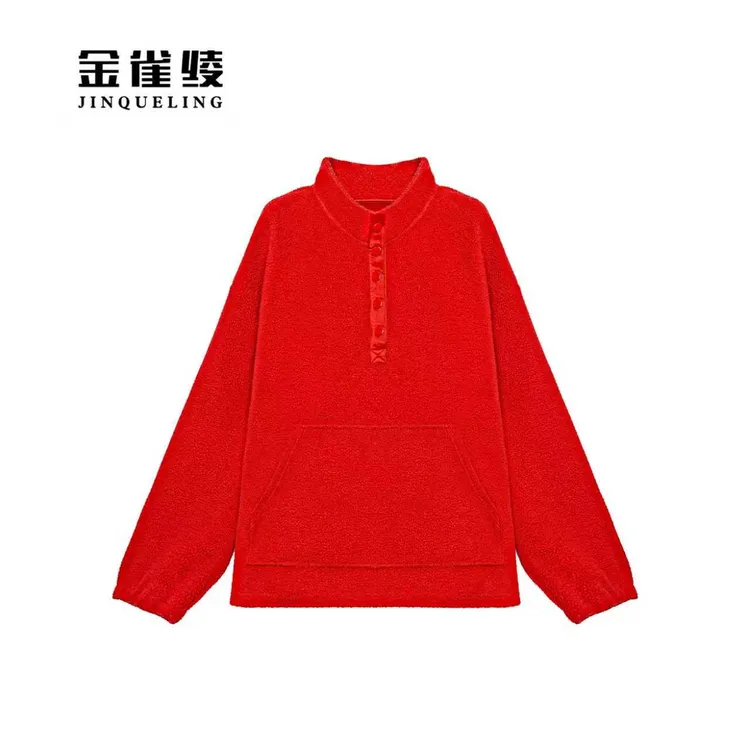 金雀绫【火烈鸟】美式百搭时尚潮流加宽加大卫衣SZA4SW832