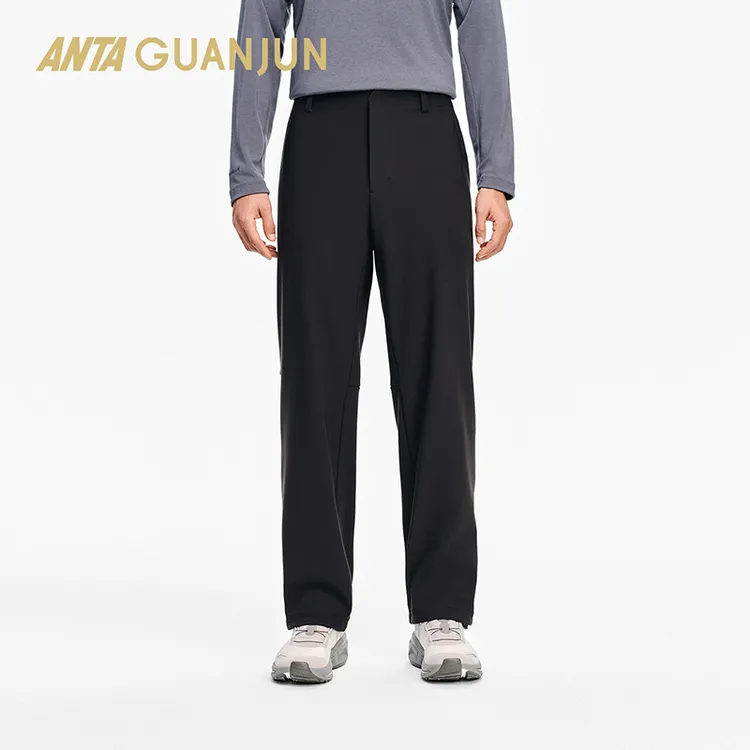 【加绒】安踏冠军全天候系列石墨烯通勤随型裤保暖运动长裤男士