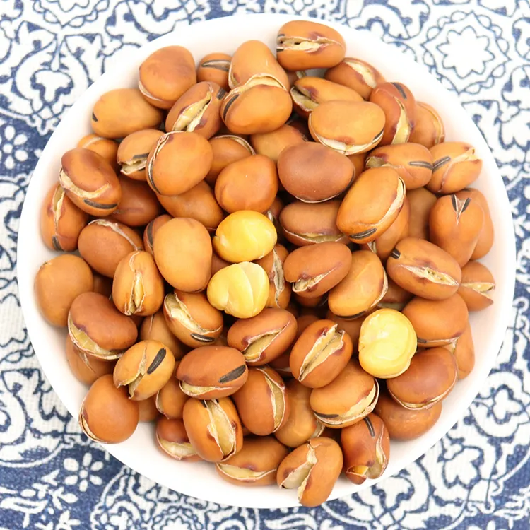 铁锅盐炒蚕豆熟炒货500g袋装办公室零食微咸炒胡豆年货怀旧豆食品