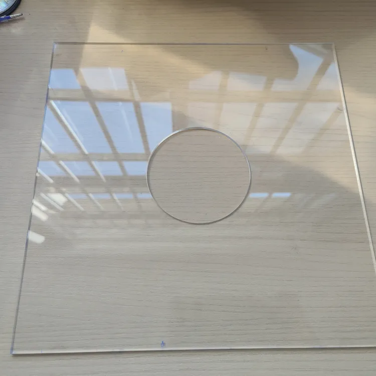 亚克力方巾模板儿童尺寸18x18cm，内圈直径6cm