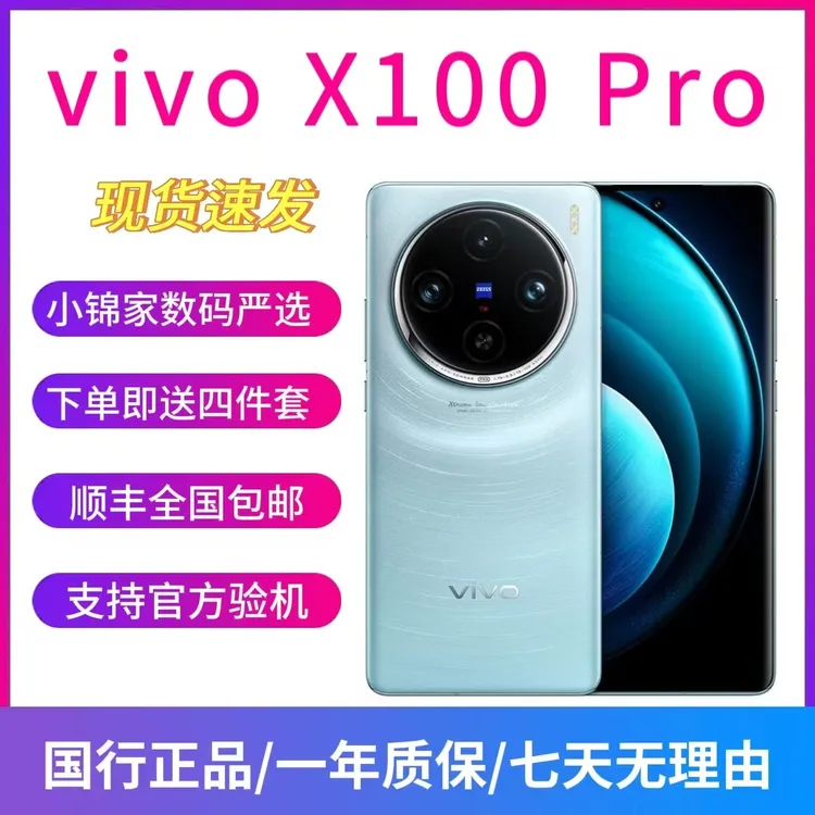 95新 vivo X100Pro 蓝晶x天玑9300处理器 蔡司APO超级长焦5G手机