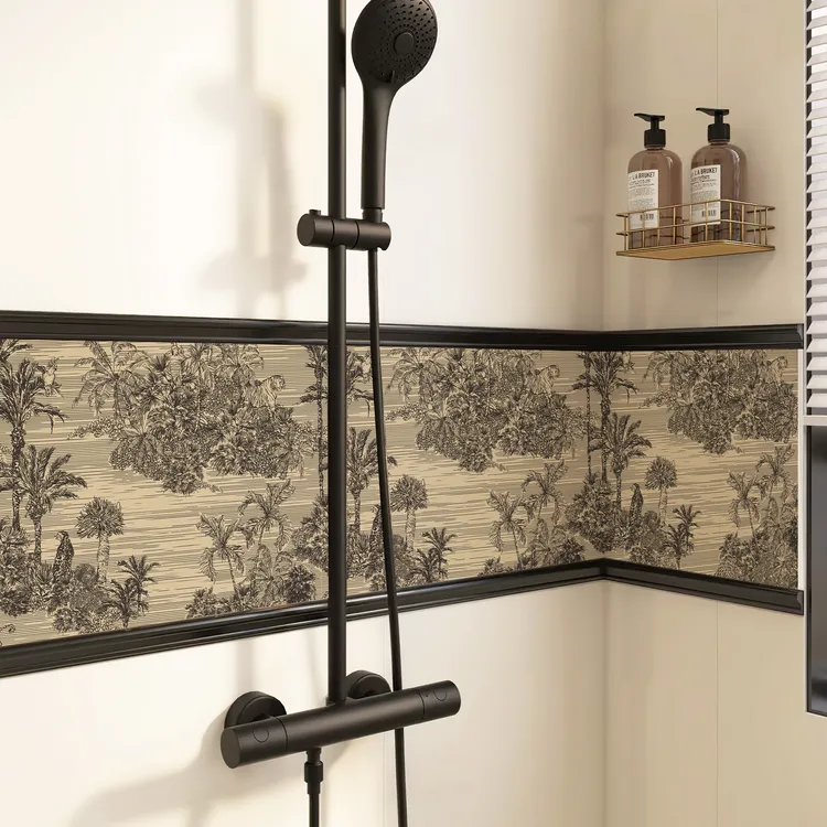 法式复古墙贴防水防潮自粘墙面美化装饰墙纸柜子翻新改造贴纸