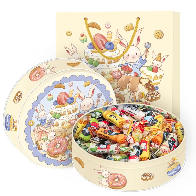 大白兔奶糖12种混合口味怀旧糖果礼盒零食年货特产过年送礼圣诞