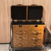 【ZC·宗宸家居】美式复古翻盖六斗柜98x46x96cm