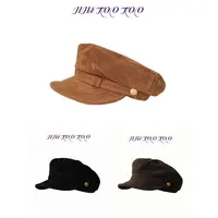 HHE TOO TOO 秋冬新款百搭高级英伦时髦出片搭子海军马术帽 