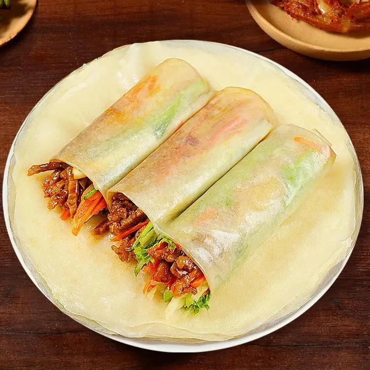 主播推荐】味层香榆林镇风味筋饼手工春饼早餐薄饼卷饼烤鸭饼