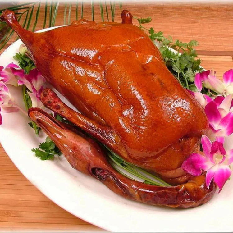 广式脆皮烤鸭广东正宗特产附近整只港式甜皮烧鸭深井烧鹅烧腊熟食