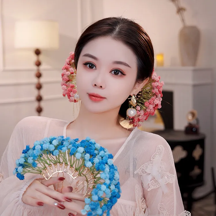 时宴泡芙 满天星发钗古风发簪国风簪子发钗高级感盘发汉服头饰女