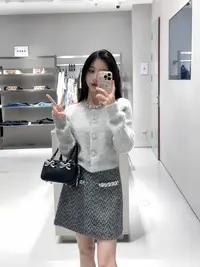 高级感名媛气质小香风软糯慵懒风毛衣女秋季新款设计感宽松小上衣