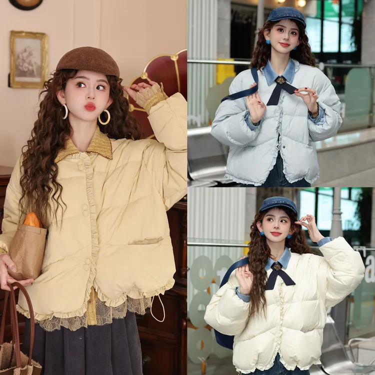 陈大器【瓦当月光】港风复古秋冬百搭保暖宽松羽绒服外套JM2477376