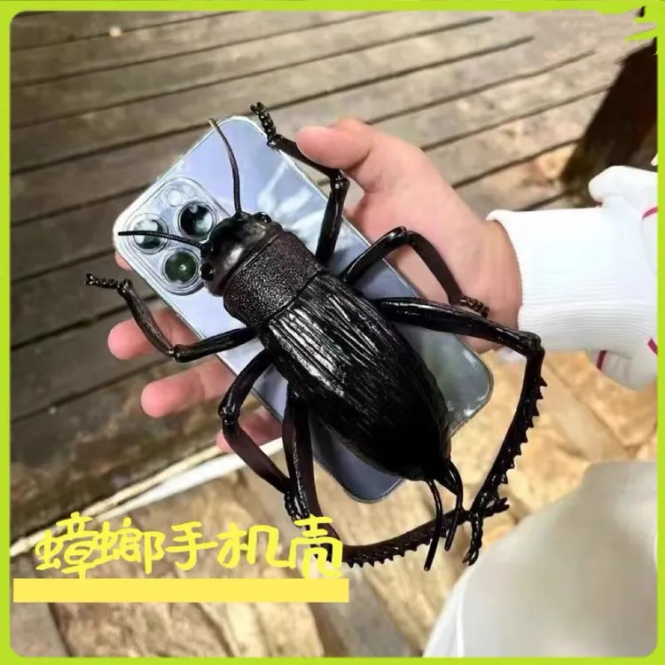 立体大蟑螂适用苹果华为小米oppo荣耀小米vivo手机壳虫子恶搞整蛊