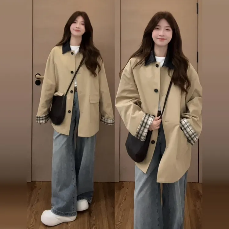 【现货+运补】早初秋2025新款棒球服秋装夹克上衣风衣0693