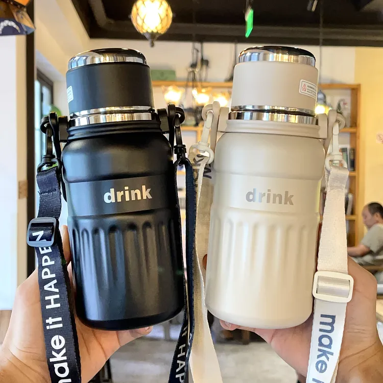 不锈钢保温杯家用大容量男超大号水杯子女学生焖泡茶户外便携水壶