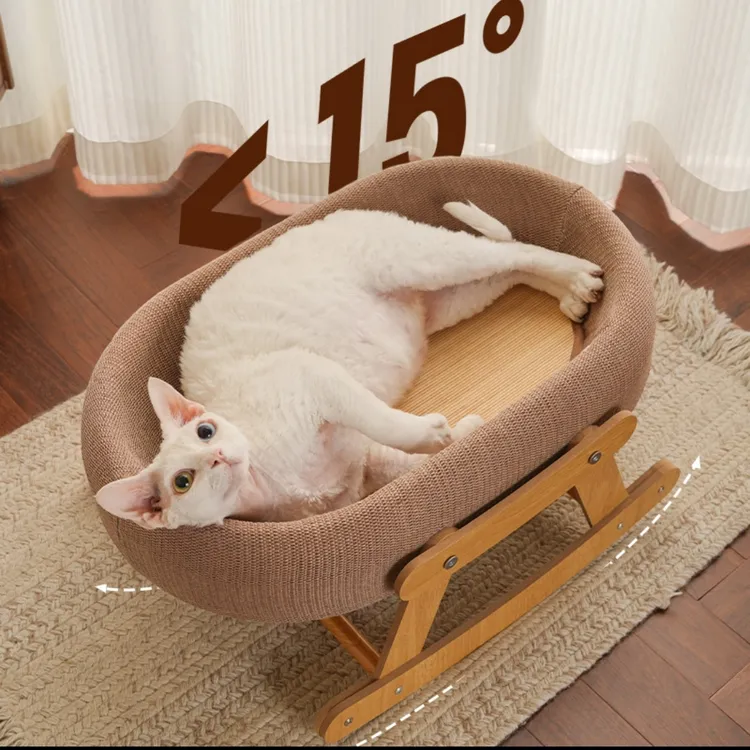 喵仙儿多功能加厚耐抓耐磨不掉屑猫抓板猫窝一体猫咪磨爪遥遥床