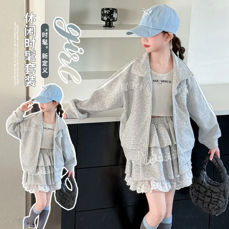 套装甜美春秋其他/other女童中大童