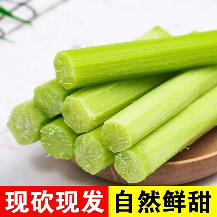 东北新鲜甜杆甜芦粟青皮小甘蔗现砍现发顺丰冷链东北甜杆