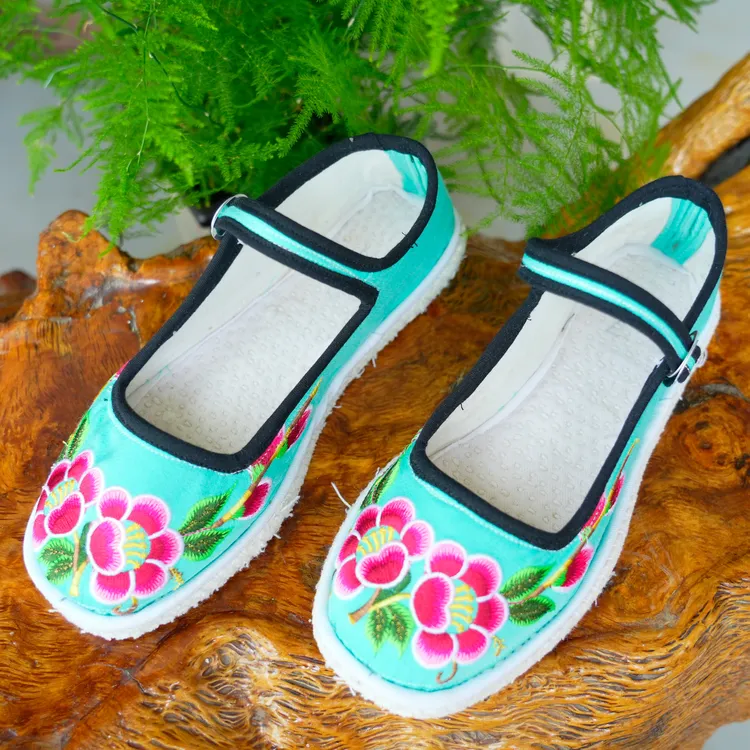 37码山茶花女士方口鞋断码处理